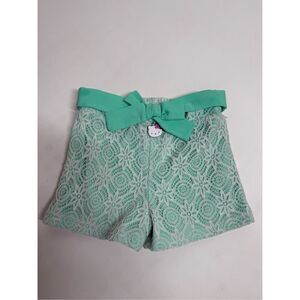 Hello Kitty-Girl's Super Cute Aqua Blue Lace Shorts Storybook Hello Kitty Sz 4T